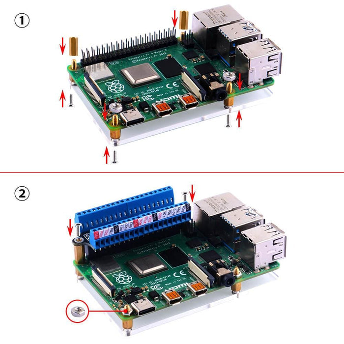 Mini Terminal Breakout Board for Raspberry Pi by 52Pi - The Pi Hut