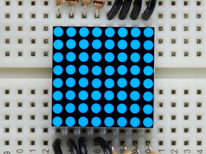 Miniature 8x8 Blue LED Matrix by The Pi Hut - The Pi Hut