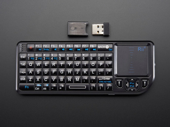 Miniature Wireless USB Keyboard with Touchpad by The Pi Hut - The Pi Hut