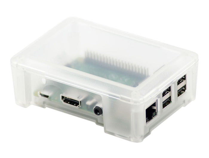Modular Raspberry Pi 3 Case - Clear by The Pi Hut - The Pi Hut