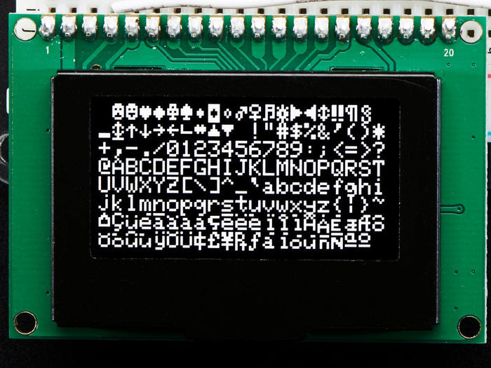 Monochrome 1.54" 128x64 OLED Graphic Display Module Kit [Discontinued] by The Pi Hut - The Pi Hut