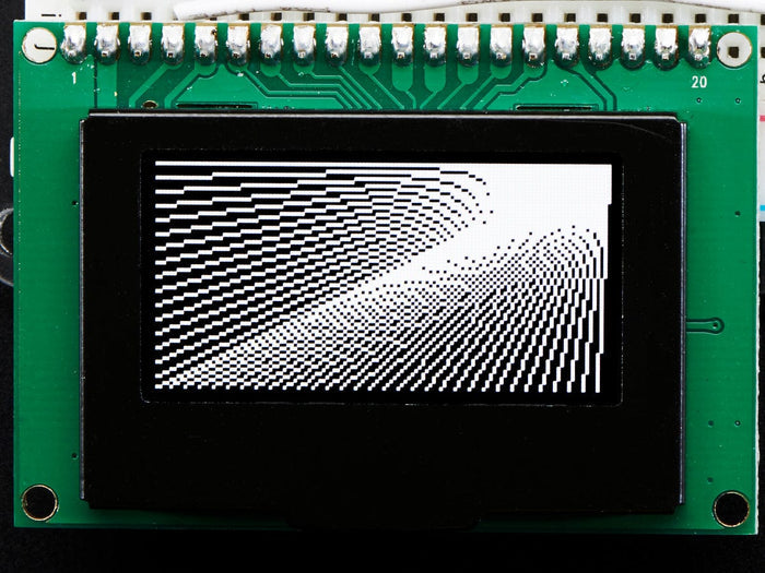 Monochrome 1.54" 128x64 OLED Graphic Display Module Kit [Discontinued] by The Pi Hut - The Pi Hut