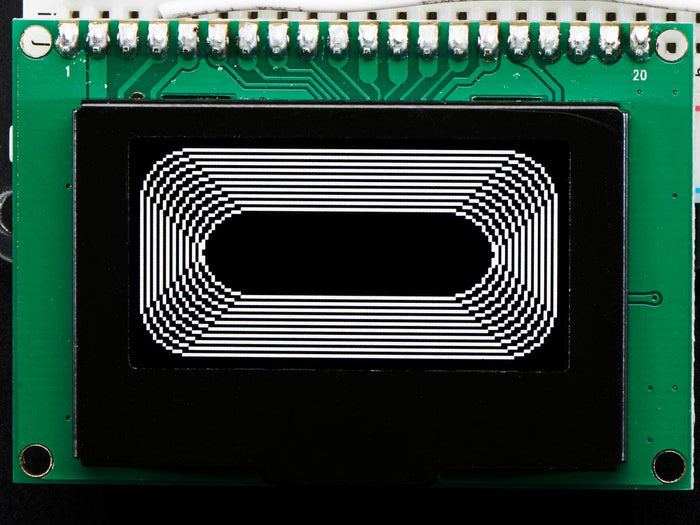 Monochrome 1.54" 128x64 OLED Graphic Display Module Kit [Discontinued] by The Pi Hut - The Pi Hut