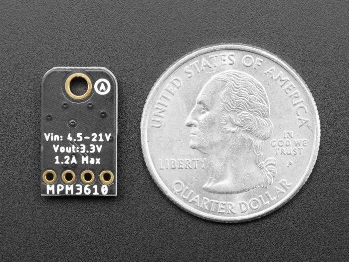 MPM3610 3.3V Buck Converter Breakout - 21V In 3.3V Out at 1.2A by Adafruit - The Pi Hut