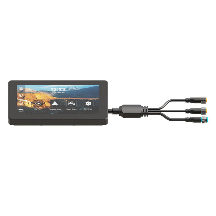 INNOVV N1 DVR motorcycle dashcam recording display