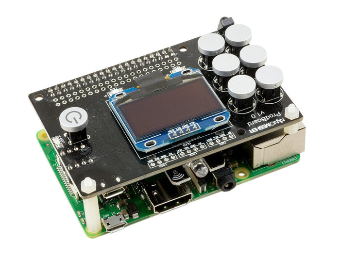 Nanomesher - ProdBoard & Multimedia (Switch, IR & OLED) [Discontinued] by Nanomesher - The Pi Hut