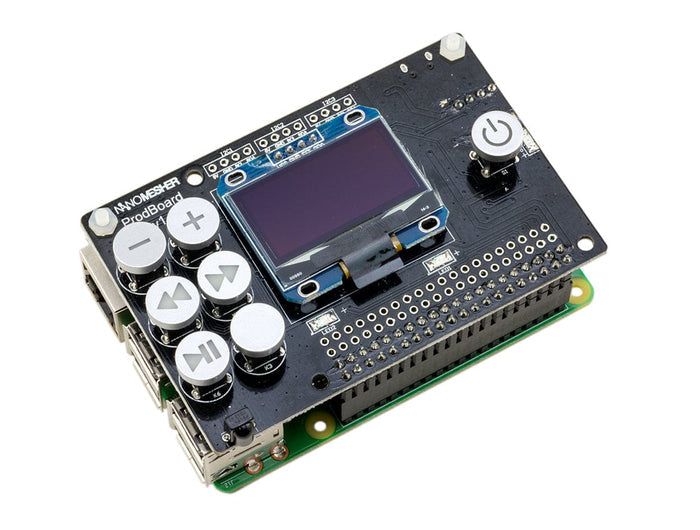 Nanomesher - ProdBoard & Multimedia (Switch, IR & OLED) [Discontinued] by Nanomesher - The Pi Hut