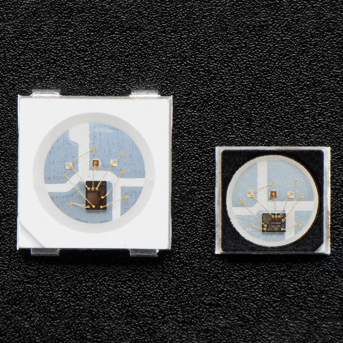 NeoPixel Mini 3535 RGB LEDs w/ Integrated Driver Chip - Black (Pack of 10) by Adafruit - The Pi Hut