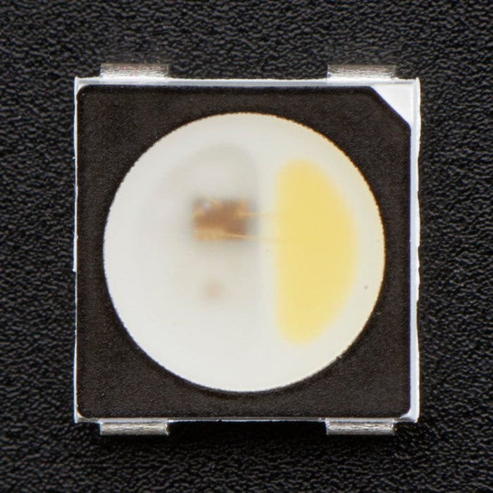 NeoPixel RGBW LEDs w/ Integrated Driver Chip - Cool White (~6000K - Black Casing - 10 Pack) by Adafruit - The Pi Hut