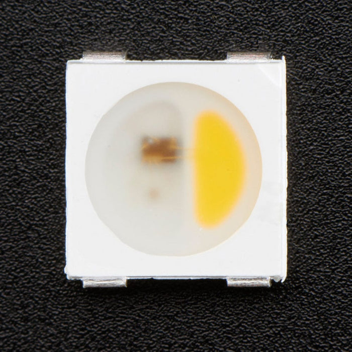 NeoPixel RGBW LEDs w/ Integrated Driver Chip - Warm White (~3000K - White Casing - 10 Pack) by Adafruit - The Pi Hut