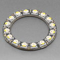 NeoPixel Ring - 16 x 5050 RGBW LEDs w/ Integrated Drivers (Warm White - ~3000K) by Adafruit - The Pi Hut