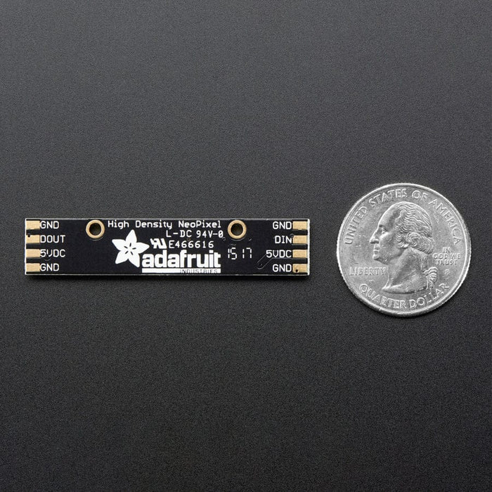 NeoPixel Stick - 8 x 5050 RGBW LEDs - Warm White - 3000K by Adafruit - The Pi Hut