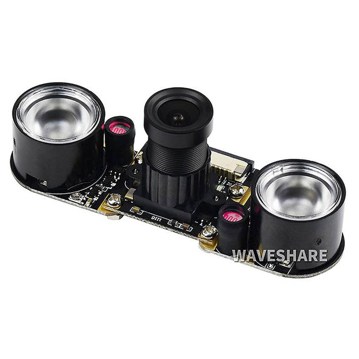 Night Vision Camera for Raspberry Pi - IR-CUT 5MP (Version F) by Waveshare - The Pi Hut