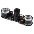 Night Vision Camera for Raspberry Pi - IR-CUT 5MP (Version F) by Waveshare - The Pi Hut