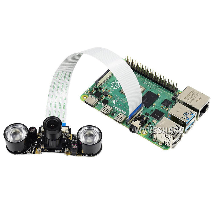 Night Vision Camera for Raspberry Pi - IR-CUT 5MP (Version F) by Waveshare - The Pi Hut