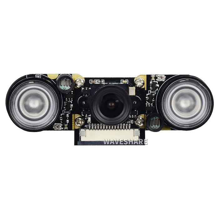 Night Vision Camera for Raspberry Pi - IR-CUT 5MP (Version F) by Waveshare - The Pi Hut