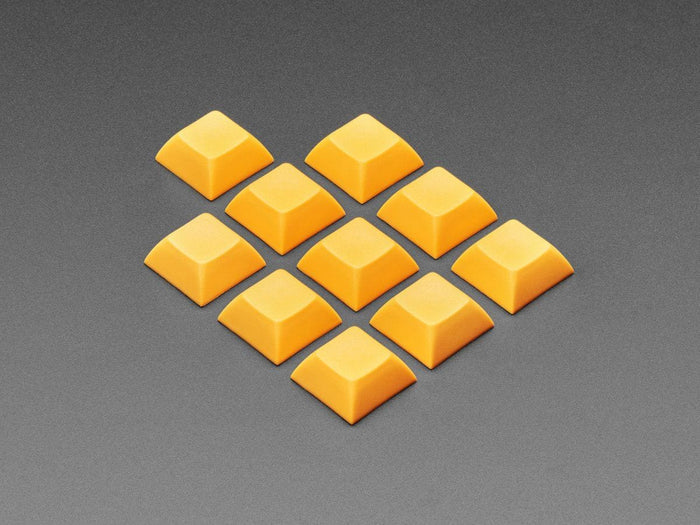 Orange DSA Keycaps for MX Compatible Switches - 10 pack by The Pi Hut - The Pi Hut