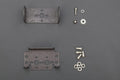 Pan and Tilt Kit (Black Anodized) (no servos) by DFRobot - The Pi Hut
