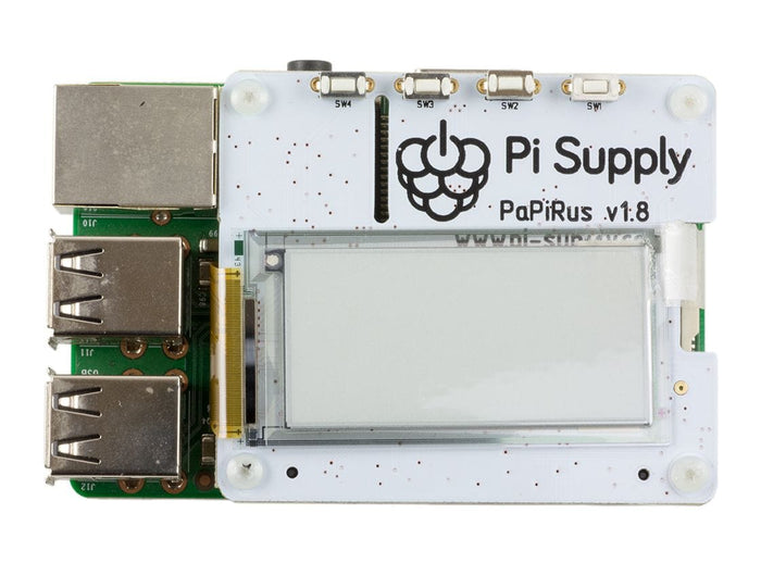PaPiRus ePaper / eInk Screen HAT for Raspberry Pi - Medium [Discontinued] by Pi Supply - The Pi Hut