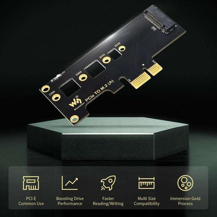 PCIe to M.2 Adapter (A) for Raspberry Pi CM4 IO Board by Waveshare - The Pi Hut