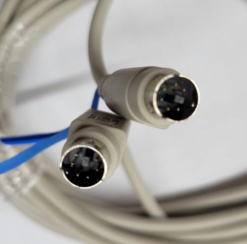 Philmore PS2 15FT Male to Male Cable KXT102MM-15FT (1PC) MINI DIN 6 PIN M-M