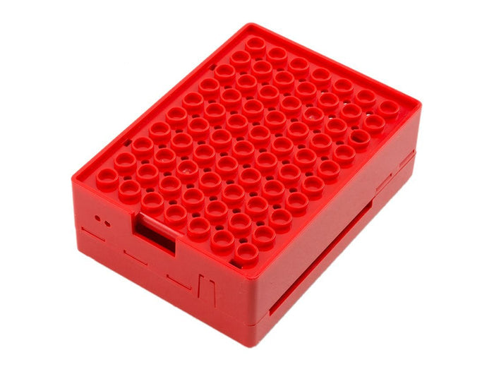 Pi-BLOX Pi3 Case - Red [Discontinued] by Multicomp - The Pi Hut