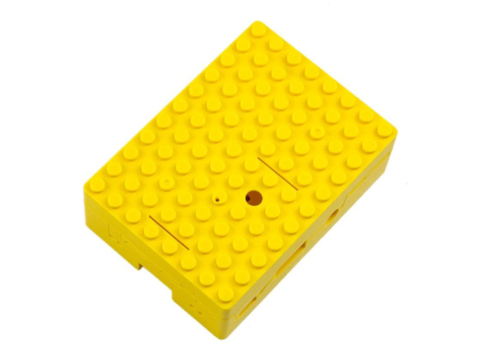Pi-BLOX Pi3 Case - Yellow [Discontinued] by Multicomp - The Pi Hut
