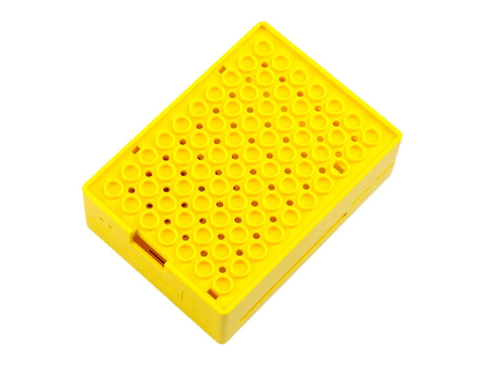 Pi-BLOX Pi3 Case - Yellow [Discontinued] by Multicomp - The Pi Hut