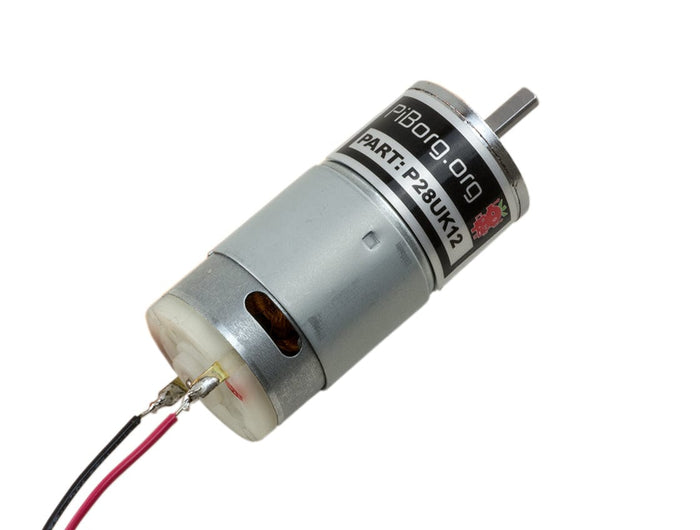 PiBorg 28D Motor - 12V 590RPM [Discontinued] by ModMyPi - The Pi Hut