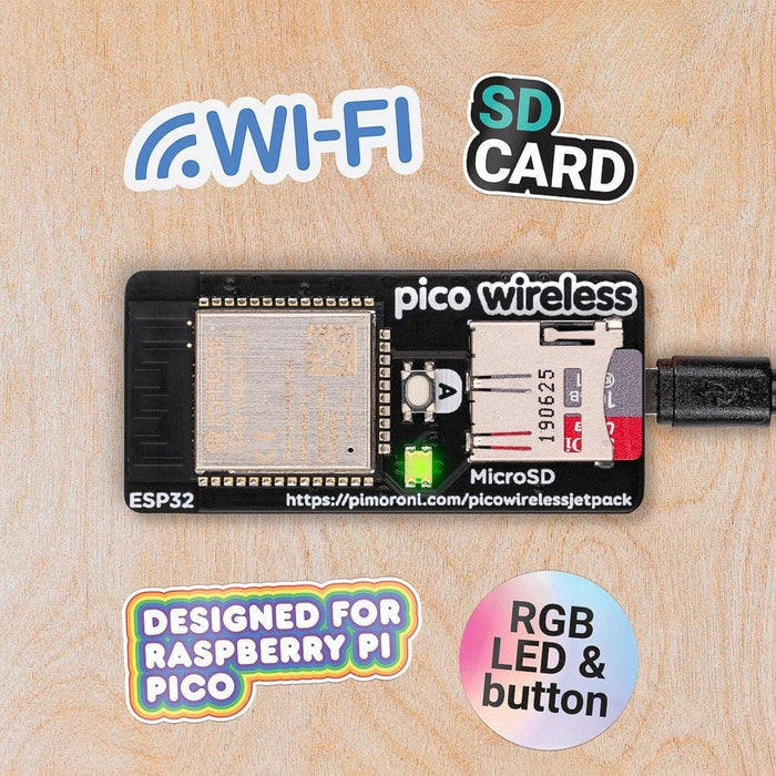Pico Wireless Pack [Discontinued] by Pimoroni - The Pi Hut