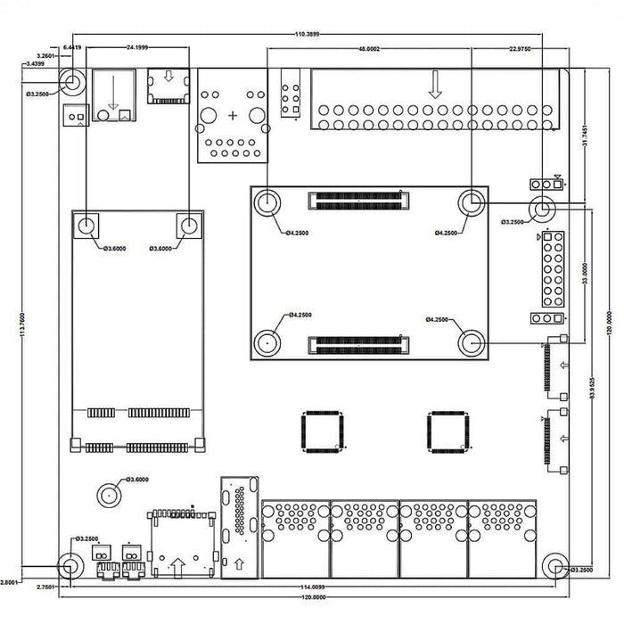 PiGear Nano - Nano-ITX Raspberry Pi CM4 Carrier Board [discontinued] by UUGear - The Pi Hut