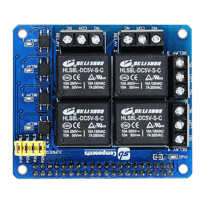 PiRelay V2 - Relay Board for Raspberry Pi by SBC - The Pi Hut