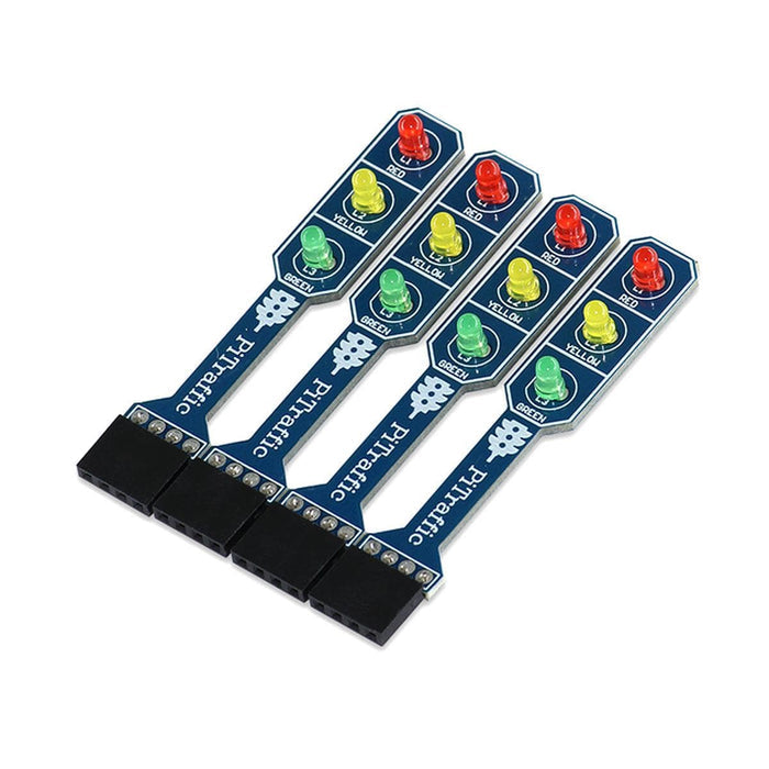 PiTraffic - Raspberry Pi Traffic Light HAT by SBC - The Pi Hut