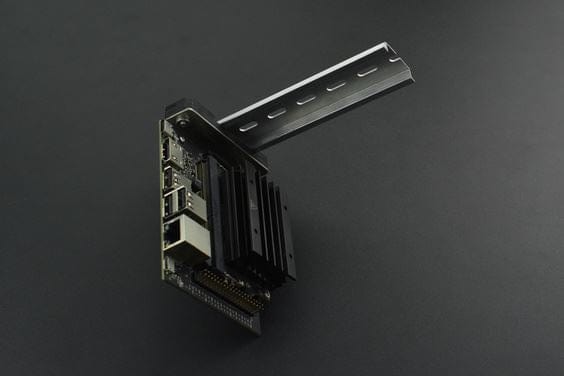 PiTray Clip Din Rail Mount for Raspberry Pi by The Pi Hut - The Pi Hut