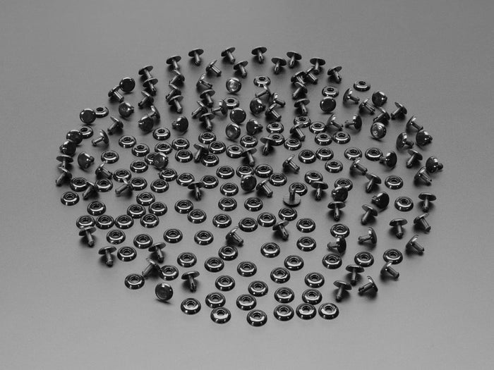 Plastic Pop Rivets for Cardboard Crafts (100-pack) by The Pi Hut - The Pi Hut