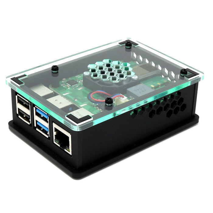 PoE+ HAT Case for Raspberry Pi 4 (v2.0) by The Pi Hut - The Pi Hut