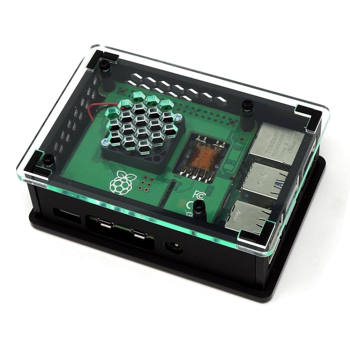 PoE+ HAT Case for Raspberry Pi 4 (v2.0) by The Pi Hut - The Pi Hut