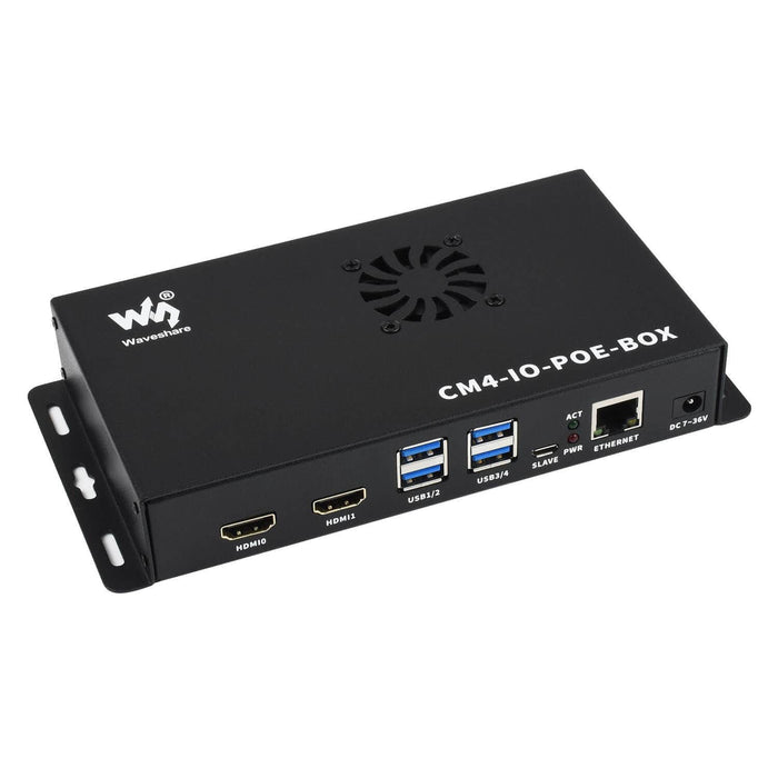 PoE Mini-Computer for Raspberry Pi Compute Module 4 [Discontinued] by Waveshare - The Pi Hut