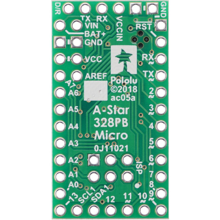 Pololu A-Star 328PB Micro - 5V 16MHz by Pololu - The Pi Hut