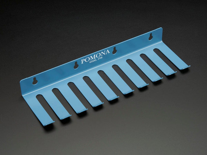 Pomona Test Lead Holder - For cables up to .45" 4/0 AWG diameter (Blue - POM-2708) [Discontinued] by Pomona - The Pi Hut