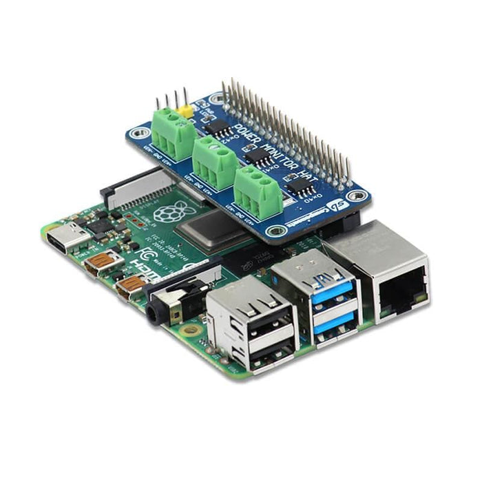 Power Monitoring HAT for Raspberry Pi by SBC - The Pi Hut