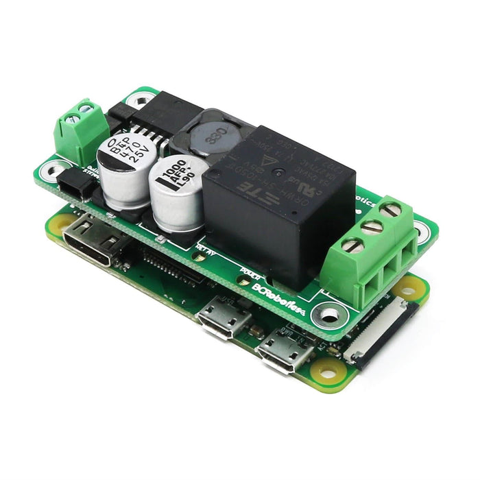 Power + Relay HAT for Raspberry Pi Zero by BCRobotics - The Pi Hut