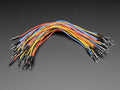 Premium Silicone Covered Male-Male Jumper Wires - 200mm x 40 by The Pi Hut - The Pi Hut