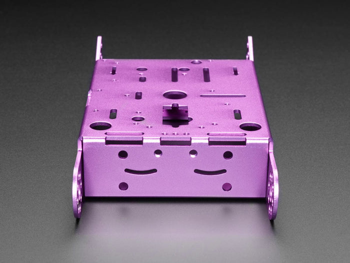 Purple Aluminum Chassis for TT Motors - 2WD by The Pi Hut - The Pi Hut
