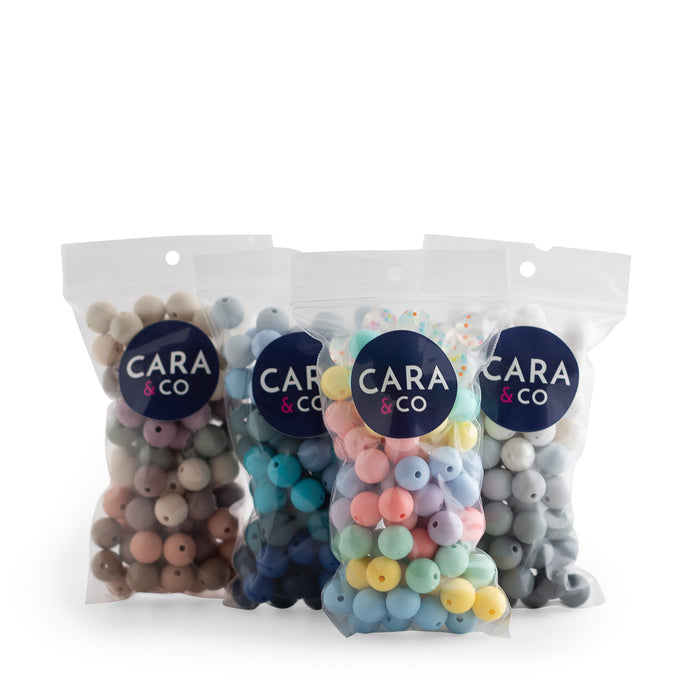 12mm Round Silicone Bead Packs