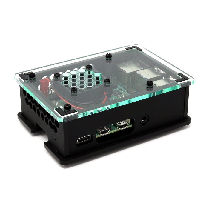 Raspberry Pi 4 Case (With Cooling Fan) (v3.0) by The Pi Hut - The Pi Hut