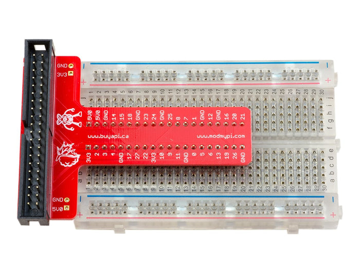 Raspberry Pi GPIO Breadboard Breakout [Discontinued] by ModMyPi - The Pi Hut