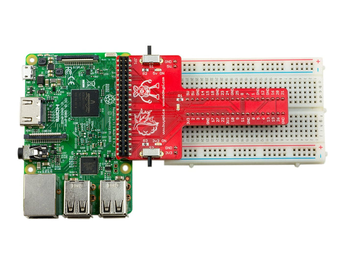 Raspberry Pi GPIO Breadboard Breakout PRO [Discontinued] by ModMyPi - The Pi Hut