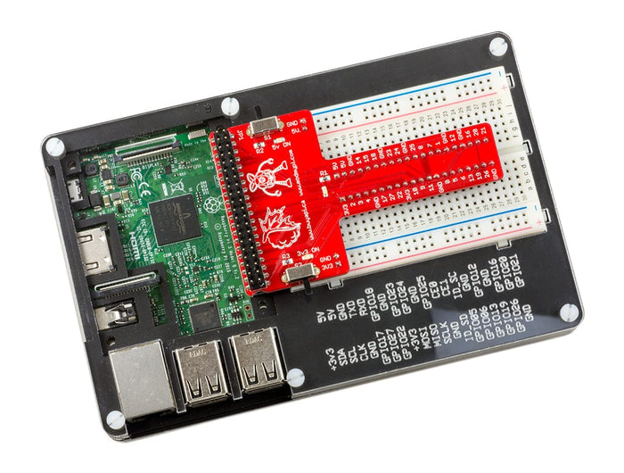 Raspberry Pi GPIO Breadboard Breakout PRO [Discontinued] by ModMyPi - The Pi Hut