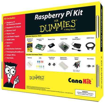 Raspberry Pi Kit for Dummies [Discontinued] by CanaKit - The Pi Hut